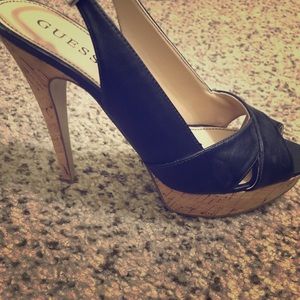 Guess slingback pump - black